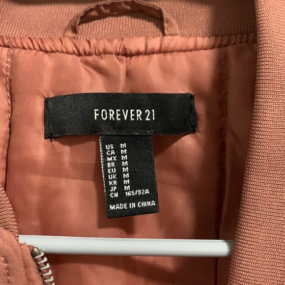 Forever21 Pink Bomber Jacket - Picture 3 of 3